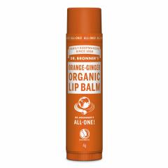 Dr. Bronner\'s Balzám na rty Orange Ginger 4 g