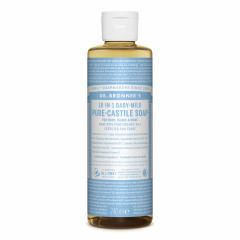 Dr. Bronner's Tekuté universální mýdlo ALL-ONE!, Baby-Mild 240 ml